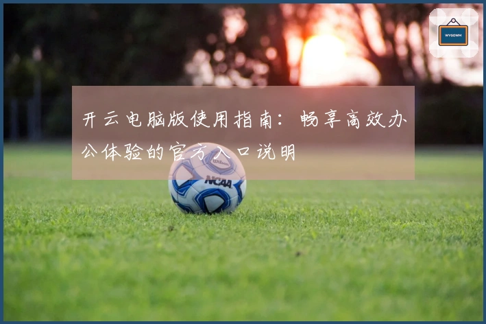 开云电脑版使用指南：畅享高效办公体验的官方入口说明
